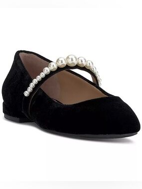 On 34th Pearl Mary-Jane Flats 5.5